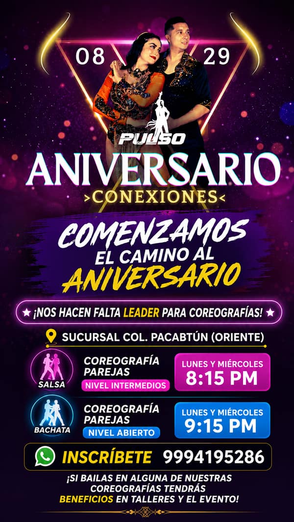 PARTICIPA EN NUESTRO ANIVERSARIO SUCURSAL PACABTÚN